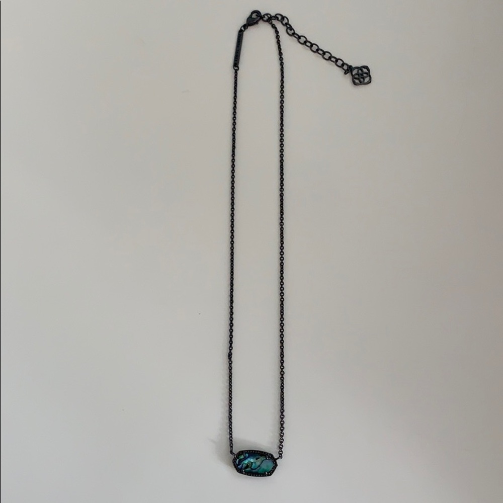 Kendra Scott Gunmetal Necklace